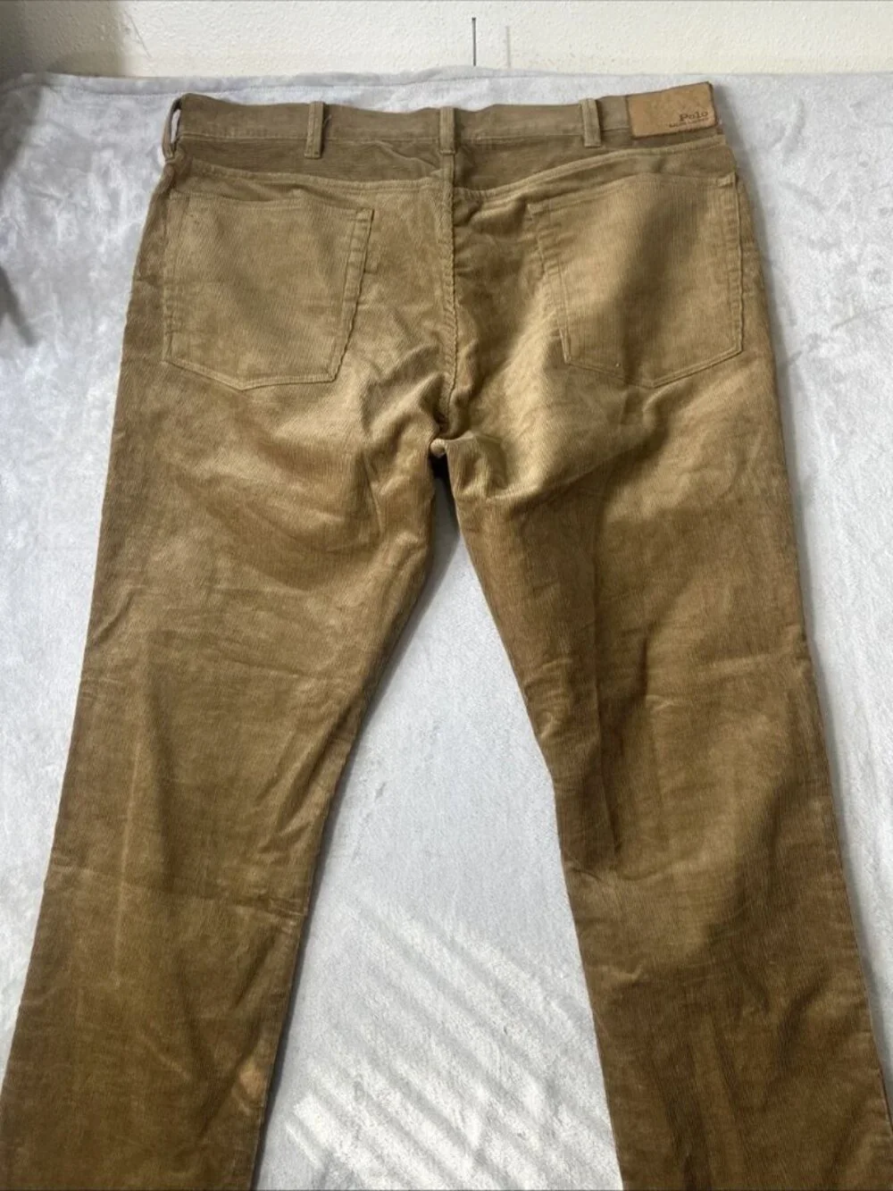 Polo Ralph Lauren Varick Slim Straight men’s corduroy pants brown 40x32 - Picture 9 of 10